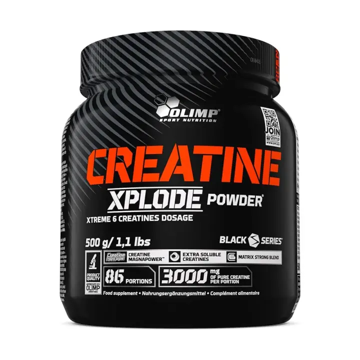 Olimp Sport Nutrition - Creatine Xplode Powder 500 g - Creatina de rápida absorción -  Sabor: Naranja - 1