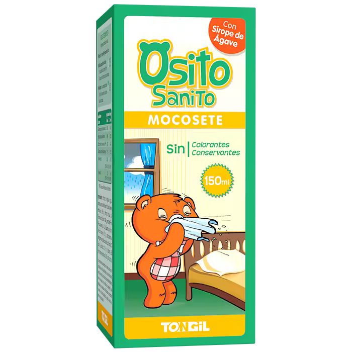 Tongil Natural Osito Sanito Mocosete 150 ml | Jarabe Infantil para Tos y Mocos - Con Plantas Expectorantes y Balsámicas, Pino, Malvavisco, Romero y Vitaminas - 1