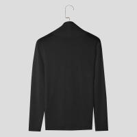 Camiseta De Hombre INCERUN Color Sólido Cuello Alto Manga Larga Tejida Casual Streetwear Fitness Moda Masculina Top - details 5