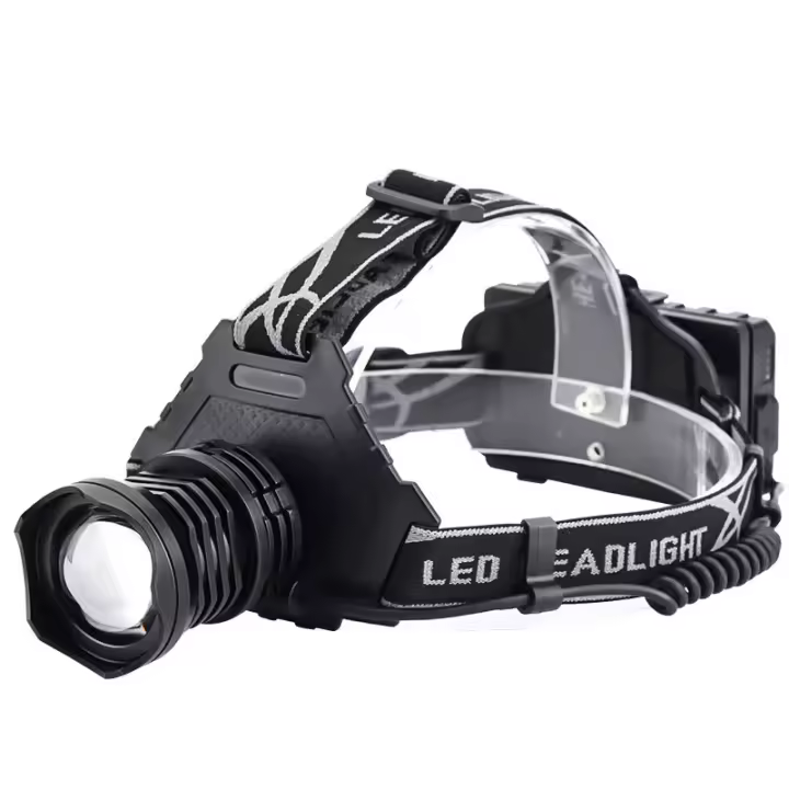 Nuevo faro XHP70 de luz potente con carga USB, zoom para exteriores, faro LED de alta potencia de aleación de aluminio de largo alcance - 1