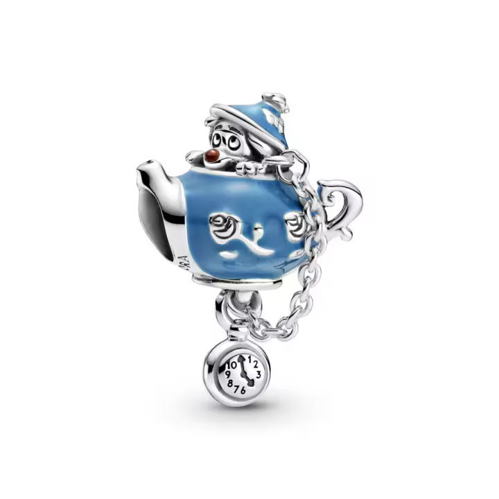 Pandora Pandora Maravillas de Disney Charm en plata de ley Tetera Fiesta No Cumpleaños Alicia en el País de 799345C01 , para Mujer - 1