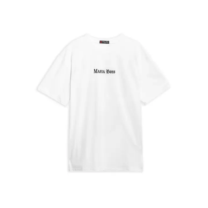 Camiseta Area Zero Blanca Mafia Boss Oversized Tee - 1