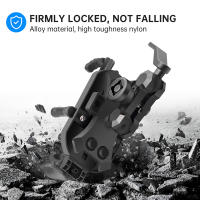 Soporte De Navegación Para Móvil De Motocicleta Absorbedor De Choques Y Antivibración Compatible Con La Mayoría De Los Dispositivos Aluminio + PC Rotación De 360 Grados Resistente Al Viento Y Agua - details 4