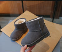 Botas De Nieve Para Niños Y Niñas Con Plataforma Y Peluche Grueso Estilo Conciso Cuatro Colores Slip-on Unisex Zapatos De Invierno Ajuste Verdadero Tamaño - details 9