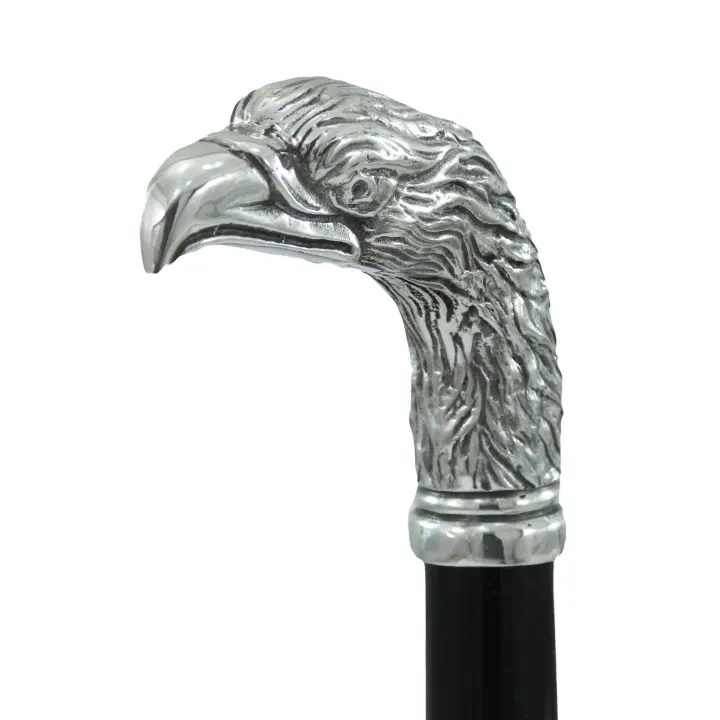 Bastón elegante Cavagnini de Madera Preciosa con Grabado del nombre - Hecho en Italia - 1