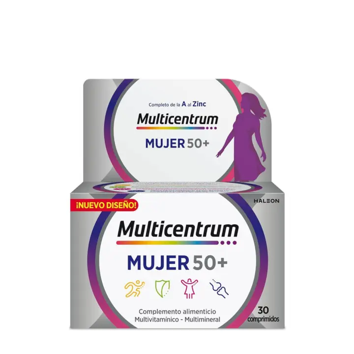 Multicentrum mujer 50 +30 comprimidos - 1