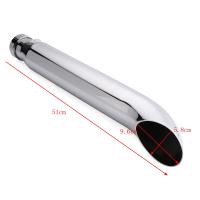 Escape De Moto Retro Vintage Clásico Electroplata Para Cafe Racer Bobber Chopper Custom Material De Acero Inoxidable Universal - details 14