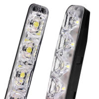 Luces Diurnas LED Super Brillantes Para Coche DRL 6 LEDs Luz De Estilo Para Vehículo Material PPC + Aleación De Aluminio - details 1