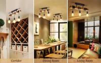 Lámpara Colgante Creativa Y Moderna De Madera Sólida Para Comedor Sala De Estar Restaurante Iluminación Pendente De Techo - details 7