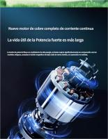 6 Ventilador de piso eléctrico, ventilador de aire doméstico, ventilador de circulación silencioso. - details 3