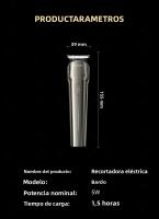 ENCHEN BEARDO Afeitadora Eléctrica Para Hombres Multiusos Corte De Cabello Y Cuerpo Trimmer Facial Con Bloqueo De Seguridad 4 Boquillas Tipo-C Recargable - details 13