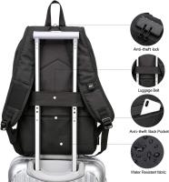 Mochila antirobo para orden portátil, mochila para Viajes de Negocios con Puerto de carga USB with bloqueo - details 3