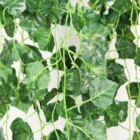 1 Pieza De Plantas Artificiales Enredadera Para Pared Colgante Decoración De Pared Verde Falsa Flor De Rotan Venta Al Por Mayor - details 5