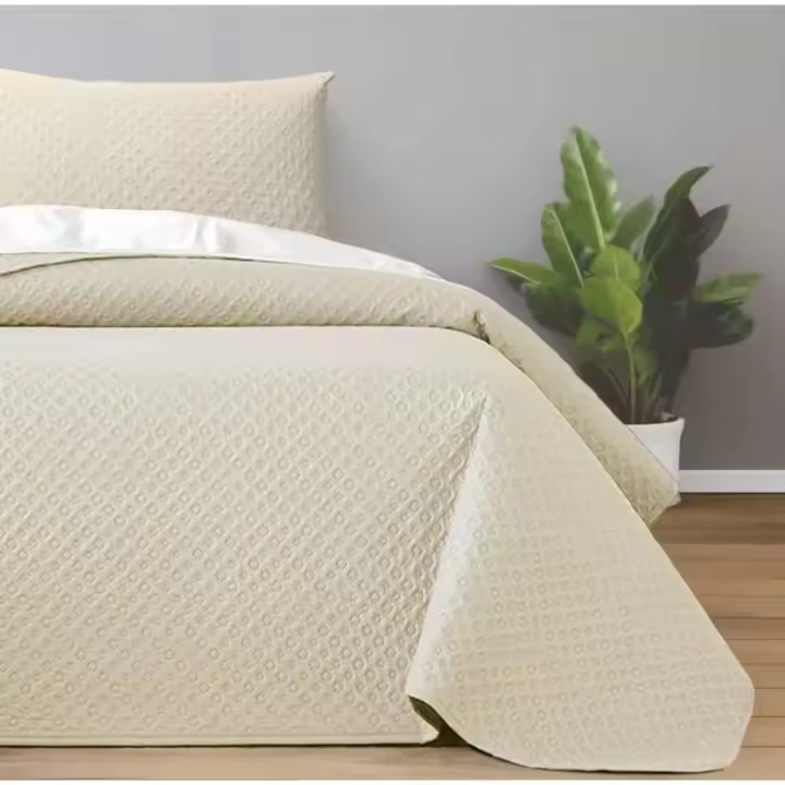 Colcha bouti para Verano y Entretiempo, Colcha para Cama 90-105-135-150cm 100% Poliester, Colcha Cubre Cama Fina, Suave - 1