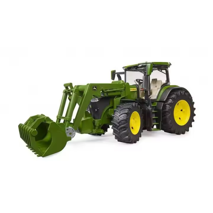 Bruder Tractor John Deere 7R 350 con Cargador Frontal - Detalles Realistas - Ideal para Niños - 1