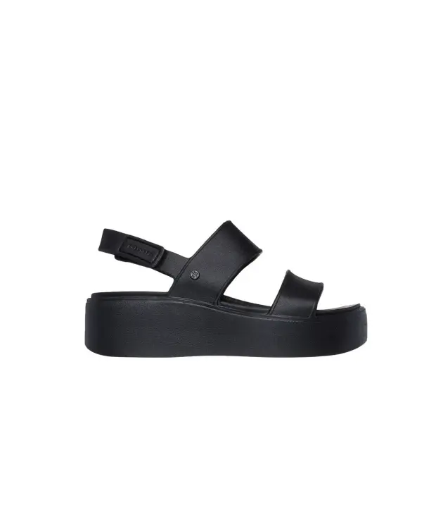 Sandalias Skechers Arch Fit Upbeat Sunrise 111257 con plataforma y máximo confort en negro - 1