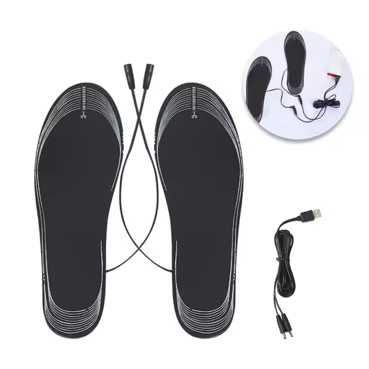 Almohadillas Calientes USB Para Zapatos De Calidad Superior Tapete Calentador De Pie Para Deportes Al Aire Libre En Invierno Material EVA Foam - 1