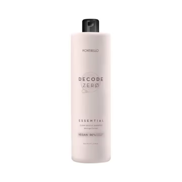 Montibello essential champú de limpieza ligera con extracto de moringa 1000ml - 1