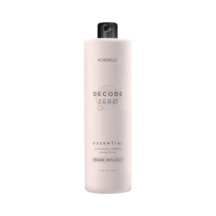 Montibello essential champú de limpieza ligera con extracto de moringa 1000ml - 1