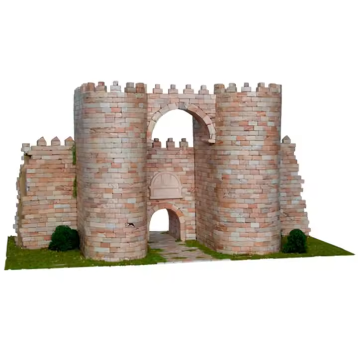 AEDES PUERTA DEL ALCAZAR - MURALLA DE AVILA - AEDES 1266 - KIT DE CONSTRUCCION DE PIEZAS DE CERAMICA - 1