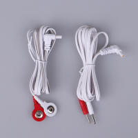 Cable De Conector Para Unidad TENS De 1.5/1.8M 2.35mm Reemplazo De Jack DC Electrodo Electrode En Color Negro Para Masaje - details 13