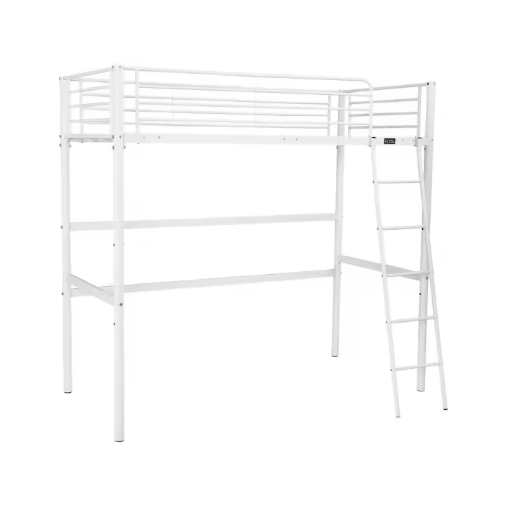 Cama mezzanine "Alora" - 90 x 190 cm - Blanco - 1