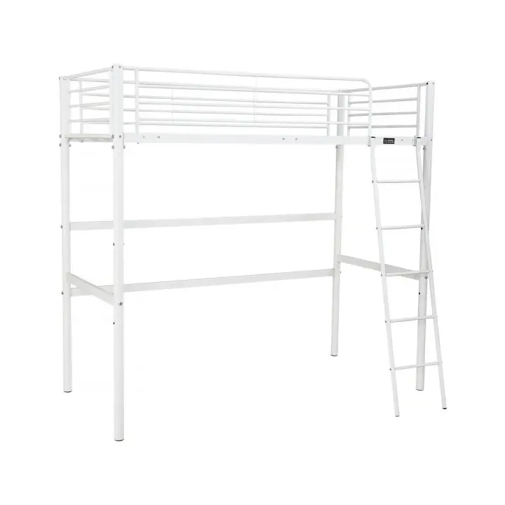 Cama mezzanine "Alora" - 90 x 190 cm - Blanco - 1