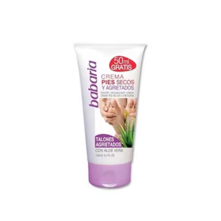 BABARIA ALOE VERA CREMA PIES SECOS Y AGRIETADOS 150ML - 1