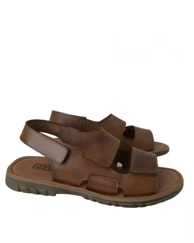 Shoes Sandalias piel para hombre con velcro ajustable sandalias con plantilla confortable - 1