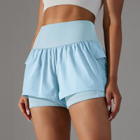 Shorts Deportivos De Mujer Para Gimnasio Y Tenis Con Bolsillos Pantalones Elásticos De Yoga Y Golf Entrenamiento Correr - details 54