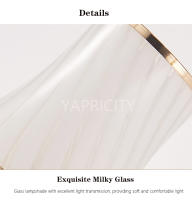 Lámpara De Pared De Vidrio Moderna Con Interruptor De Hilo Para Decoración De Sala De Estar Y Dormitorio Soporte E14 Luz LED Para Interiores - details 4