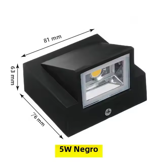 Lámpara De Pared LED Exquisita Diseño 5W 10W COB Farol De Puerta Interior Exterior Iluminación De Paisaje AC110 220V - 1