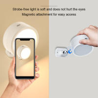 Lámpara De Pared LED Con Control Remoto De 3 Colores Luz Nocturna Ajustable En Ángulo Magnética Para Habitación Y Cama - details 4