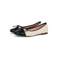 HLUNA - Bailarinas con Lazo - Punta negra - Beige y Azul Vaquero - 9652 - details 3