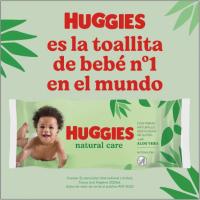 Huggies Natural Care 1120 Toallitas (20 packs de 56 Toallitas). 99% Agua y con Aloe Vera. Suaves Fibras Naturales de Origen Vegetal, Hipoalergénicas, Sin Parabenos, Calman y Reconfortan la Piel. - details 0