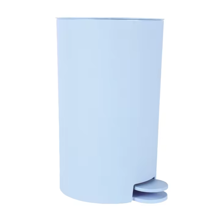 MSV Cubo de Basura Osaki 3L Azul Claro con Pedal - Diseño Elegante - 1