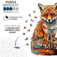 Puzzle De Madera Para Adultos En Forma De Gato Juego De Rompecabezas Unico Para Familia Y Amigos Regalos De Ocasión - details 2
