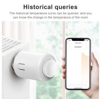 Termostato Inteligente Para Radiador Tuya Zigbee Thermostatic Radiator Valve Controlador De Temperatura Para Calefacción Del Hogar - details 4