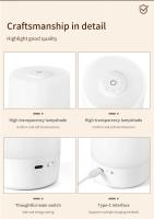 Luz Nocturna LED Toque Ajustable Para Habitación De Niños Y Estudio Iluminación Ambiente Colorible Recargable Sin Certificación - details 10