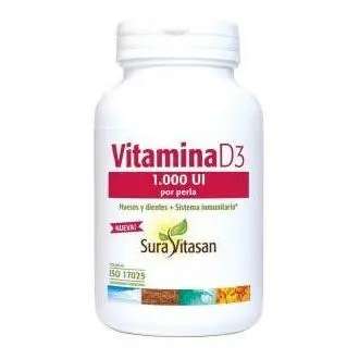 Sura Vitasan Vitamina D3 1.000Ui 60 Perlas - 1