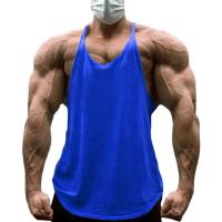 Camiseta De Gimnasio Para Hombres Musculado Running Deporte Sin Mangas Hombros Descubiertos Verano Algodón Transpirable Cómodo Ropa De Entrenamiento - details 3