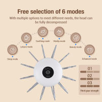 Masajeador De Cabeza Eléctrico En Forma De Octopus Con 12 Uñas Recargable Por USB Para Aliviar La Fatiga Y Mejorar La Circulación Sanguínea Masajeador De Cabello Hailicare - details 7