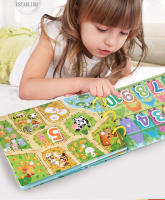 Juego De Educativos Montessori Para Niños Con Adhesivos Libro Ocupado Animal Números Juego De Puzzle De Alineación Regalo De Juguetes Educativos Para Niños - details 4