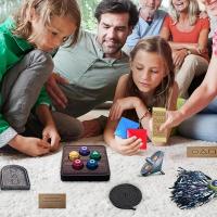 Juego Tradicional Gonggi Con Piedras De Jack Y Tablero Juguete Para Entrenar Coordinación Ocular Y Manual Juego De Fiesta Para Niños Y Adultos - details 8
