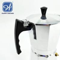 HAPPY FRIENDS Cafetera Italiana Espresso de Aluminio Serie ORIGINAL para Vitro Gas Electrica. Cafetera de distintos tamaños 1/3/6/9/12 Tazas - details 1