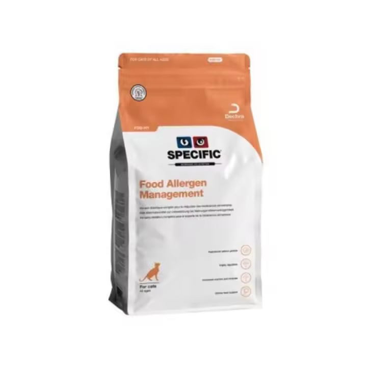 SPECIFIC Pienso para Gatos FOOD ALLERGY MANAGEMENT FDD-HY, 400 gr - 1