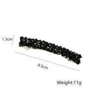 Clips Para El Pelo De Moda Con Cristales Y Cuentas Hechas a Mano Barretas Accesorios Para El Pelo Para Mujeres Y Niñas Estilo Geométrico - details 1
