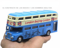 Modelo De Autobús De Dos Niveles De Londres En Aleación Con Sonido Y Luz Juguete De Colección Para Niños Mayor De 14 Años - details 11