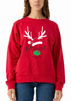 Sudadera navideña para mujer, hombre y niño. Jersey con divertidos dibujos festivos, ideal para la temporada navideña. Diseños únicos de artesanía española, disponibles en una variedad de modelos. Perfecto para compartir momentos especiales en familia dur - details 1