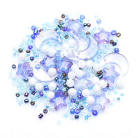 Cuentas De Vidrio Cristal Estrella Y Luna Para DIY Joyería Collares Pulseras Aretes Forma Redonda Perlas Sueltas - details 8